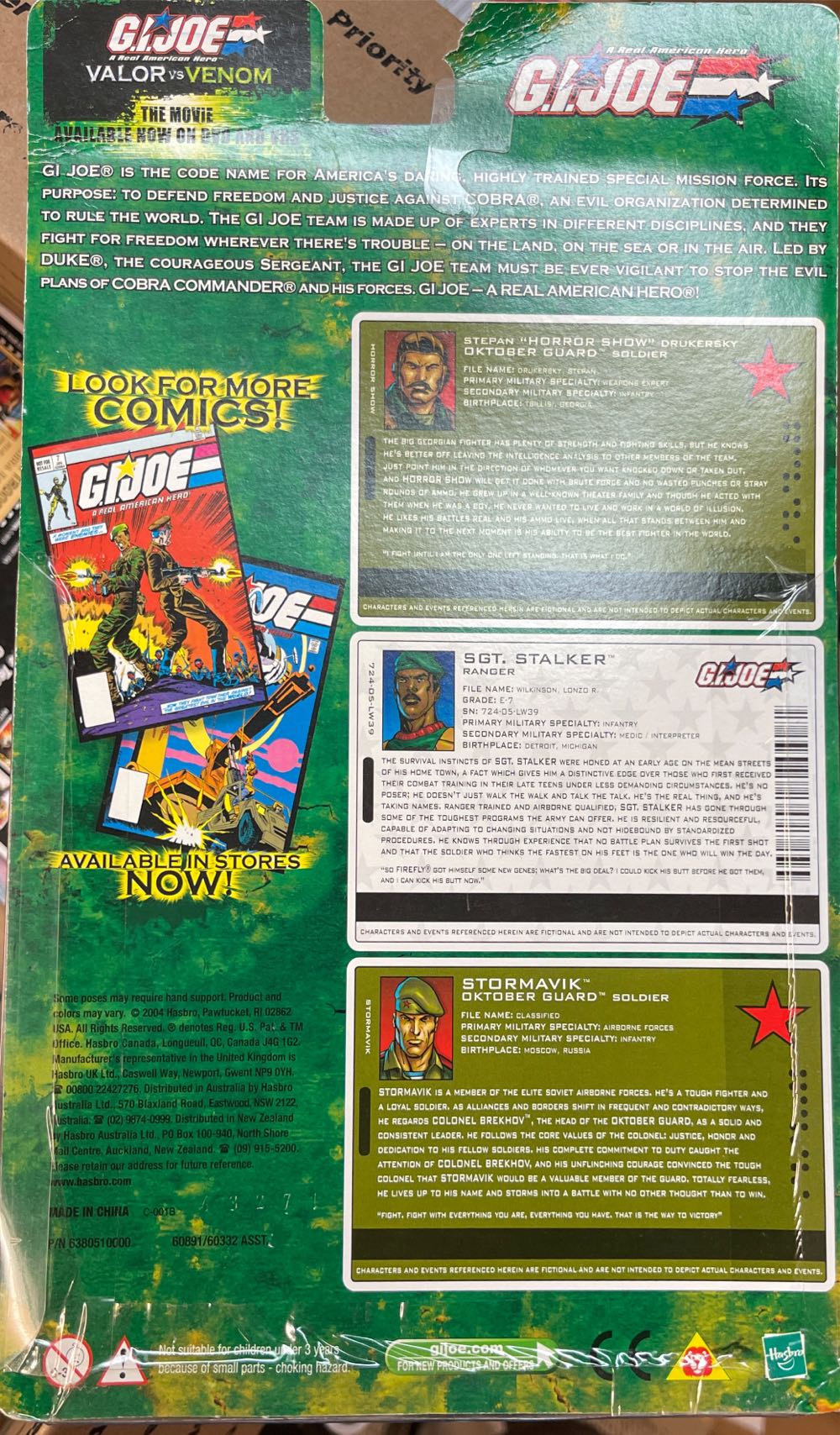 #07 | Stepan “Horror Show” Drukersky, Sgt. Stalker, Stormavik - Hasbro action figure collectible [Barcode 653569023920] - Main Image 2