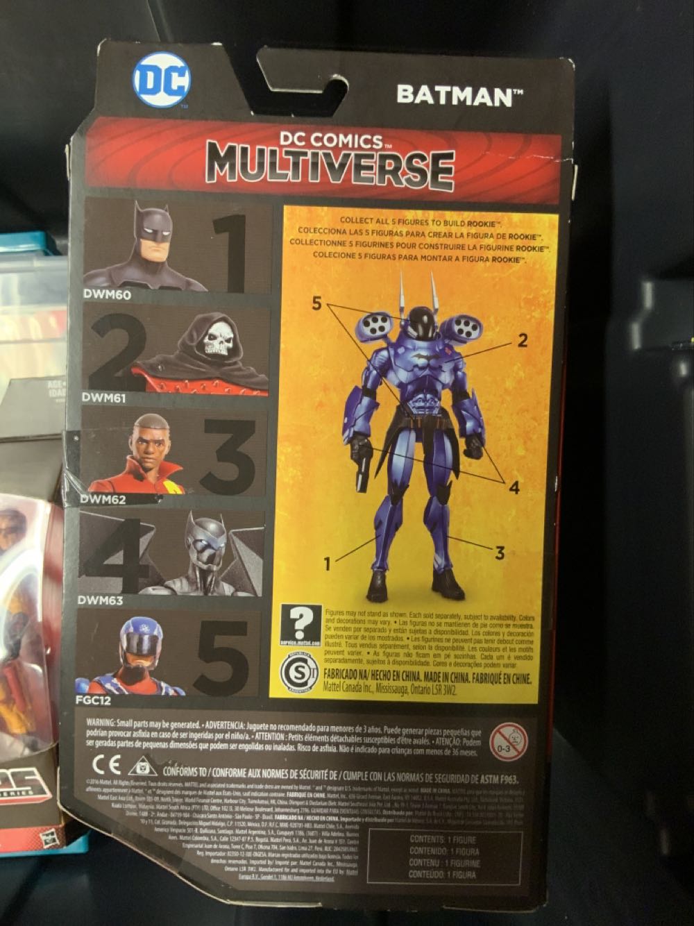 DC Multiverse The Rookie CNC Series REBIRTH BATMAN - DC Mattel (Dc Comics Multiverse) action figure collectible - Main Image 2