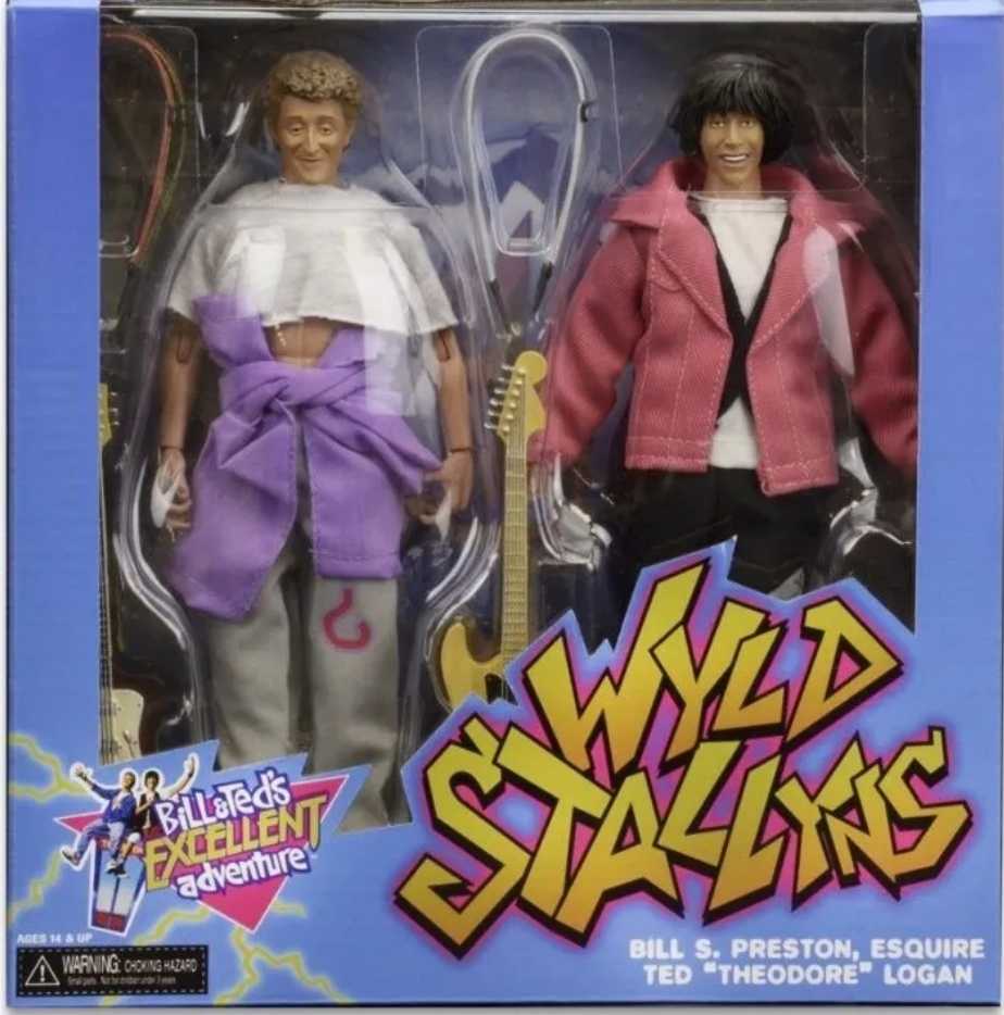 Neca Bill & Ted’s Excellent Adventure 8” Clothed Figure 2 Pack - Neca (Bill And Ted’s Excellent Adventure) action figure collectible [Barcode 634482121603] - Main Image 2