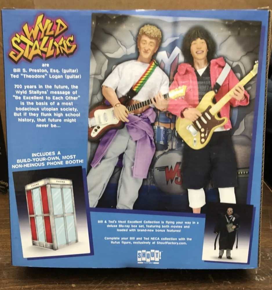 Neca Bill & Ted’s Excellent Adventure 8” Clothed Figure 2 Pack - Neca (Bill And Ted’s Excellent Adventure) action figure collectible [Barcode 634482121603] - Main Image 3