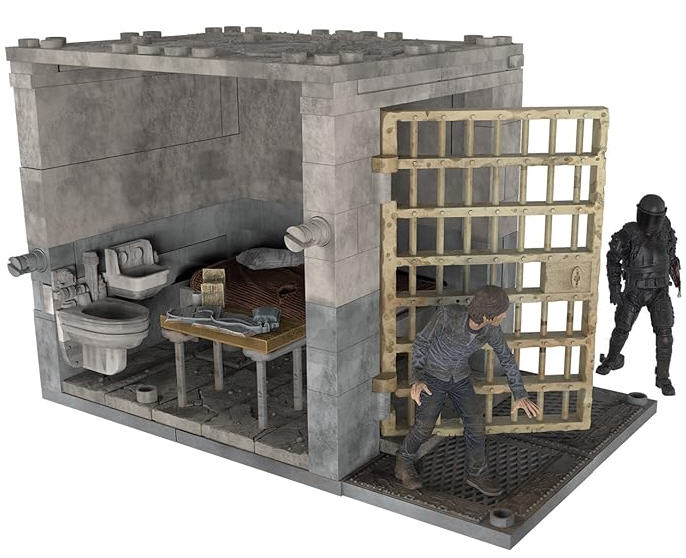 *Upper Prison Cell With Carol - McFarland Toys (The Walking Dead) action figure collectible [Barcode 787926146073] - Main Image 2