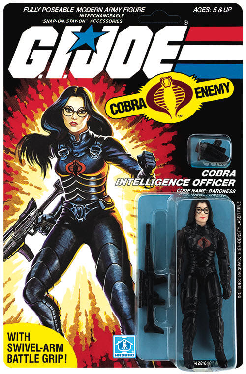 #01 | Baroness - Hasbro (GI Joe Vintage) action figure collectible [Barcode 038976060285] - Main Image 2