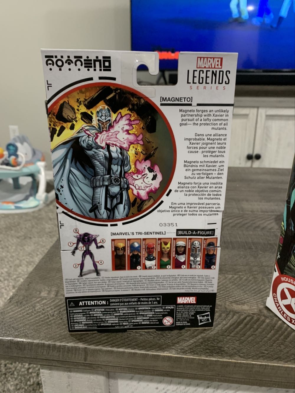 Marvel Legends Magneto White House Of X - Hasbro (Marvel Legends Baf Tri-Sentinel) action figure collectible [Barcode 5010993790166] - Main Image 3