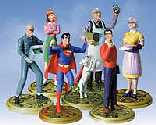 Smallville Silver Age 7 piece PVC set - DC Direct (Superboy) action figure collectible [Barcode 761941229614] - Main Image 3