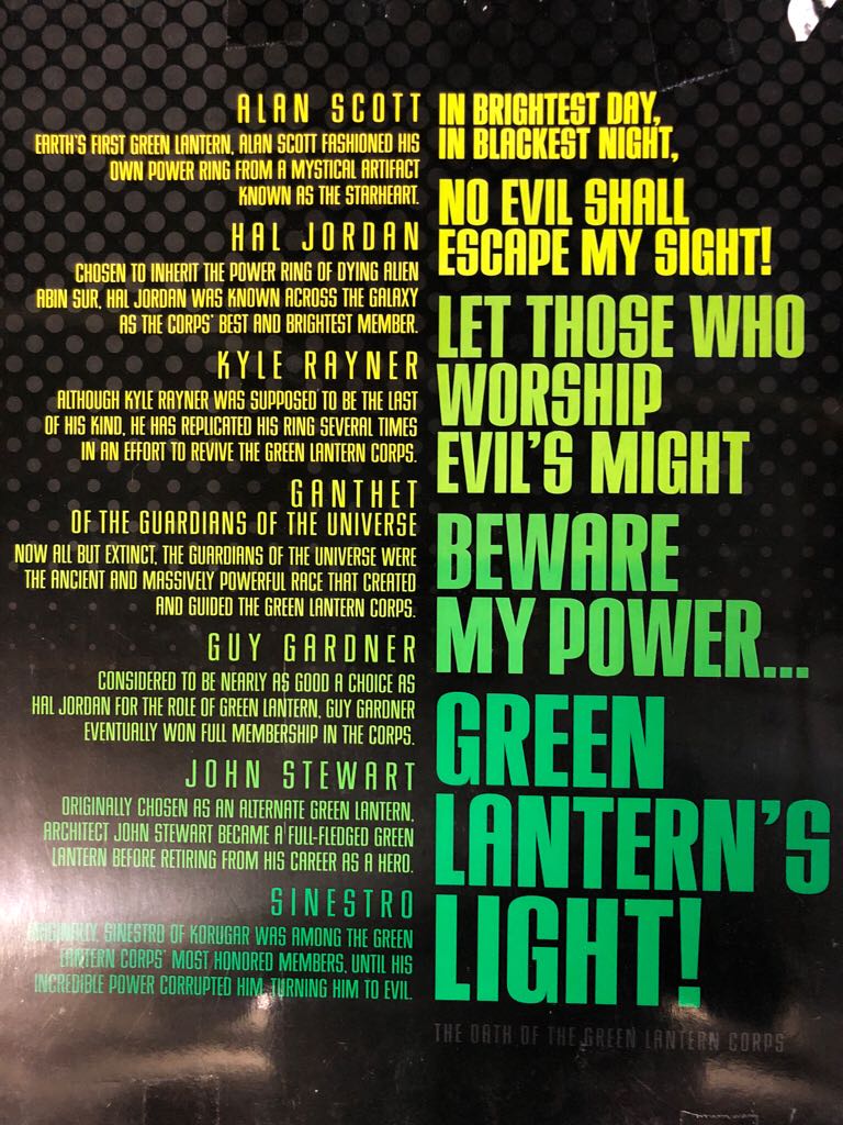 Green Lantern Seven piece PVC Set Series One - DC Direct (DC Direct Green Lantern Series) action figure collectible - Main Image 2