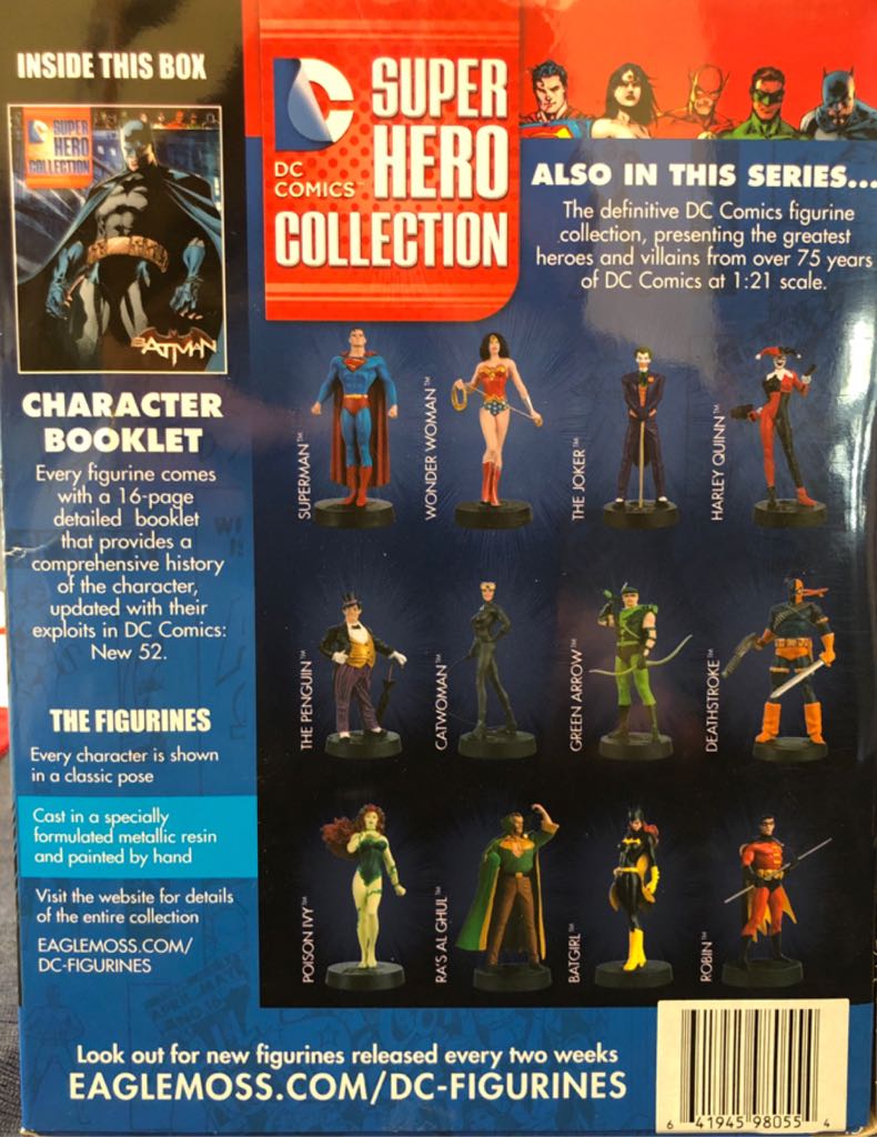 Eaglemoss Batman DC Comics Super Hero Collection Batman - Eaglemoss Collections (DC Comics Super Hero Collection) action figure collectible [Barcode 641945980554] - Main Image 2