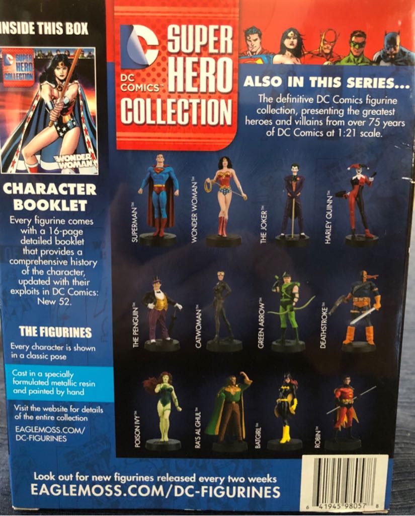 Eaglemoss Wonder Woman DC Comics Super Hero Collection Wonder Woman - Eaglemoss Collections (DC Comics Super Hero Collection) action figure collectible [Barcode 641945980578] - Main Image 2