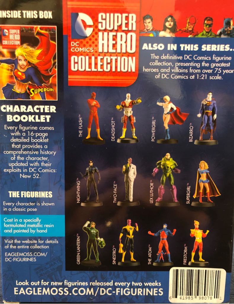 DC Comics Super Hero Collection Supergirl - Eaglemoss Collections (DC Comics Super Hero Collection) action figure collectible [Barcode 641985980781] - Main Image 2