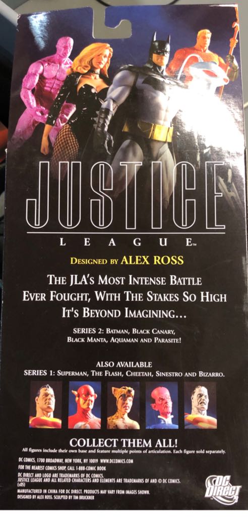 Black Canary - DC Direct (DC Direct Justice League Alex Ross) action figure collectible [Barcode 761941248646] - Main Image 2