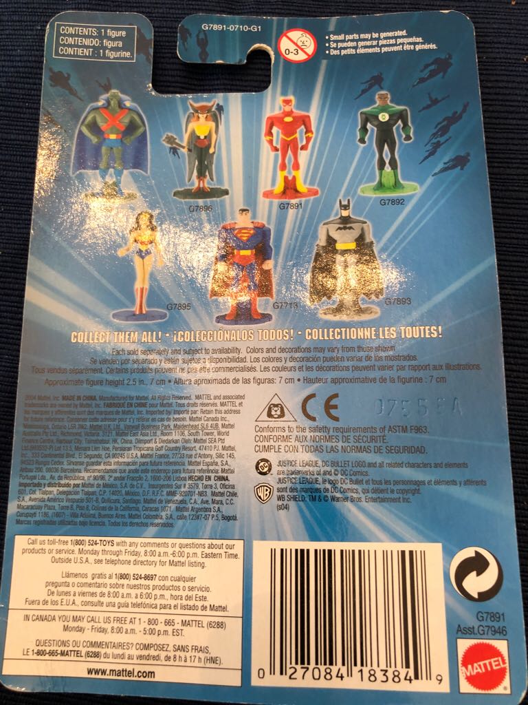 Justice League Unlimited The Flash - DC Mattel (Justice League Unlimited Metal Collection) action figure collectible [Barcode 027084183849] - Main Image 2