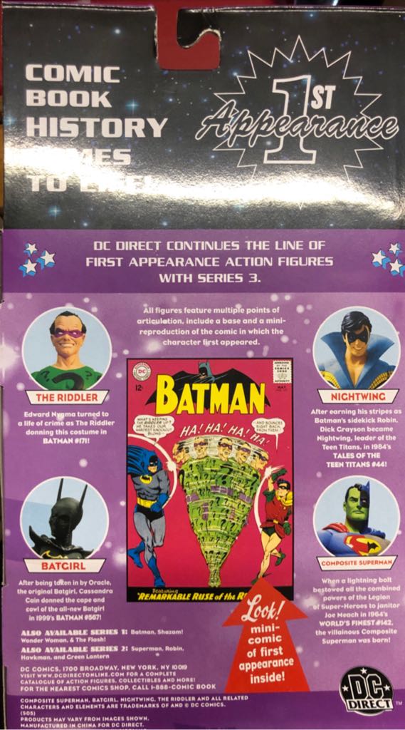 First Appearance Riddler - DC Direct (DC Collectible Action Figure) action figure collectible [Barcode 761941247892] - Main Image 2