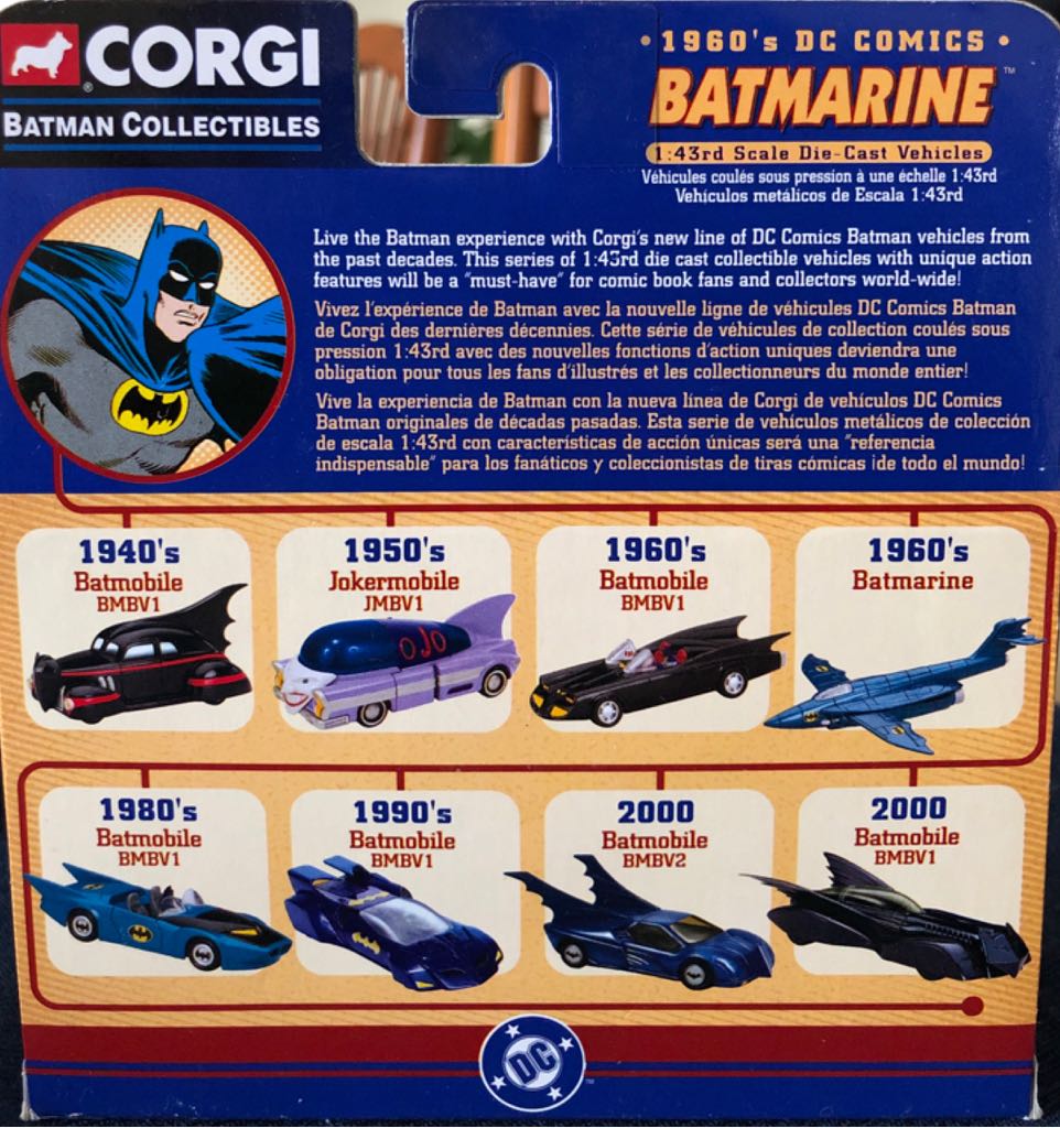 Corgi 1960’s Batmarine - Corgi (Diecast Corgi) action figure collectible - Main Image 2