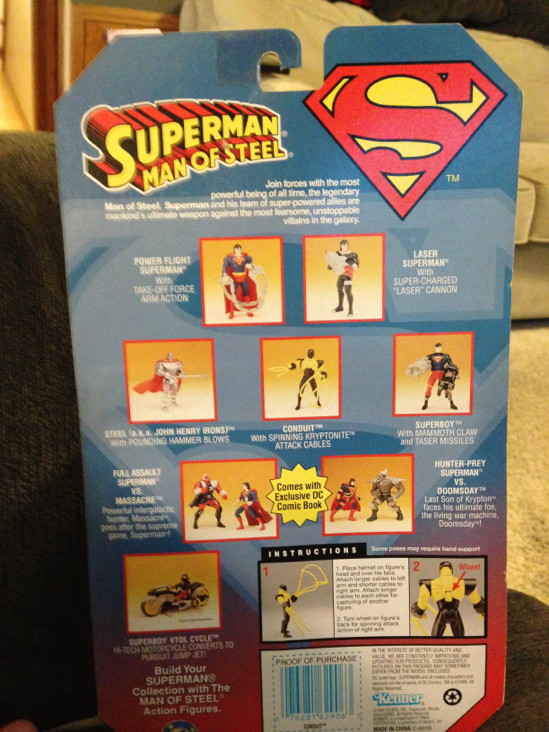 Conduit - Kenner (Superman - Man of Steel) action figure collectible [Barcode 076281629063] - Main Image 2