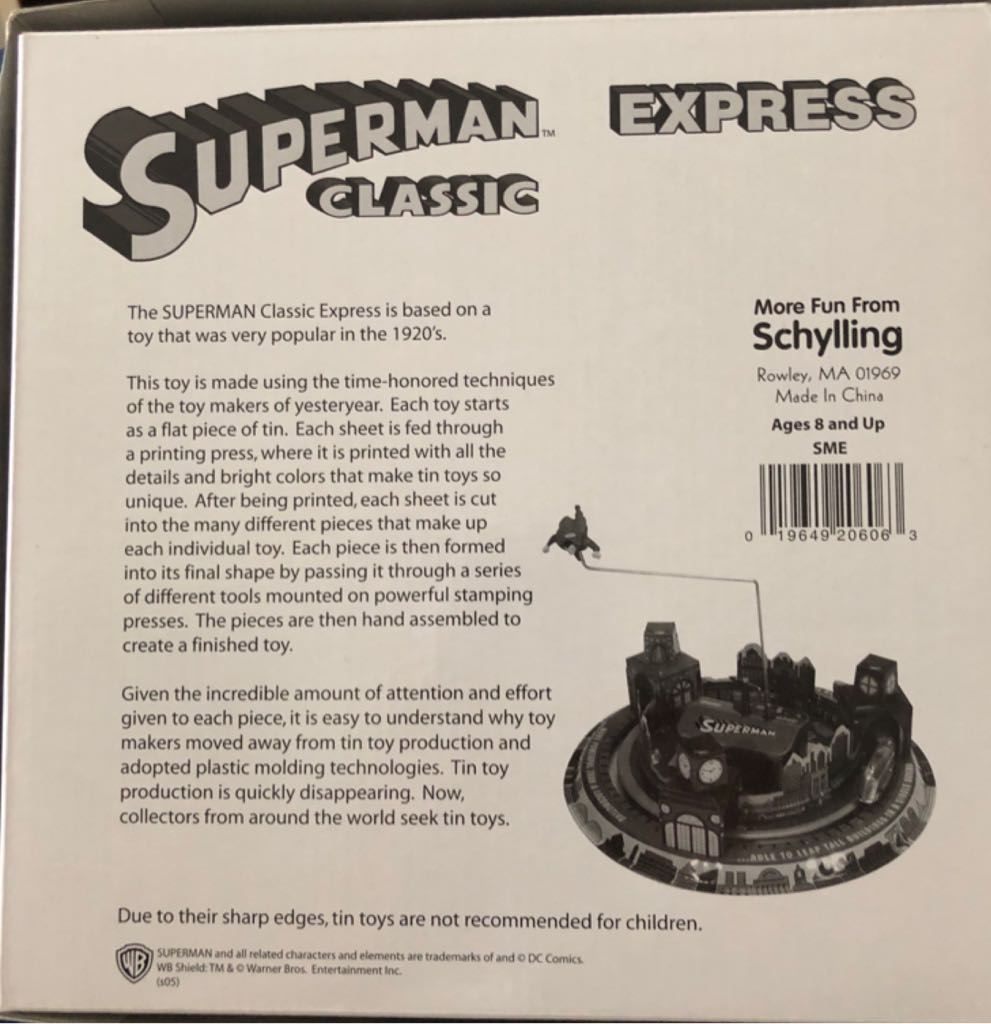 Superman Classic Express - Schylling (Superman) action figure collectible [Barcode 019649206063] - Main Image 2