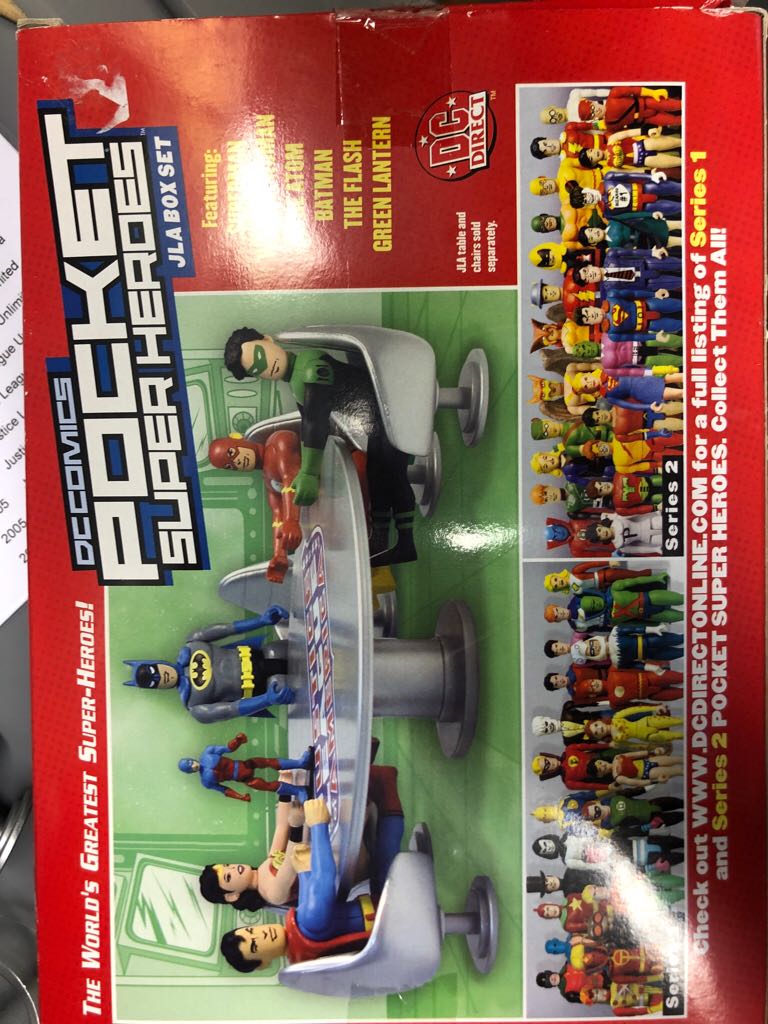 DC Direct Pocket Super Heroes JLA Justice League Of America Box Set - DC Direct (Pocket Super Heroes) action figure collectible [Barcode 761941238418] - Main Image 2