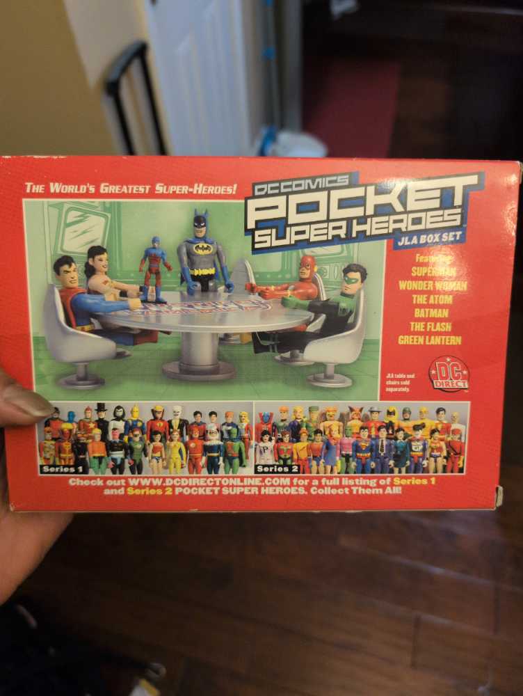 DC Direct Pocket Super Heroes JLA Justice League Of America Box Set - DC Direct (Pocket Super Heroes) action figure collectible [Barcode 761941238418] - Main Image 3