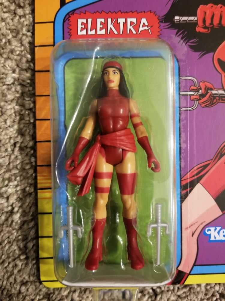 Elektra - Hasbro (Marvel Legends 3.75” Retro) action figure collectible [Barcode 5010993848980] - Main Image 4