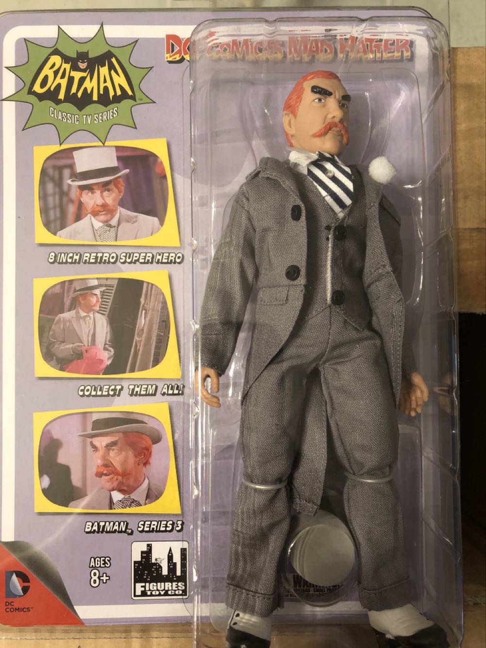 Mad Hatter Batman Classic TV - Figures Toy Company (Batman Classic TV Show) action figure collectible [Barcode 728028298475] - Main Image 3