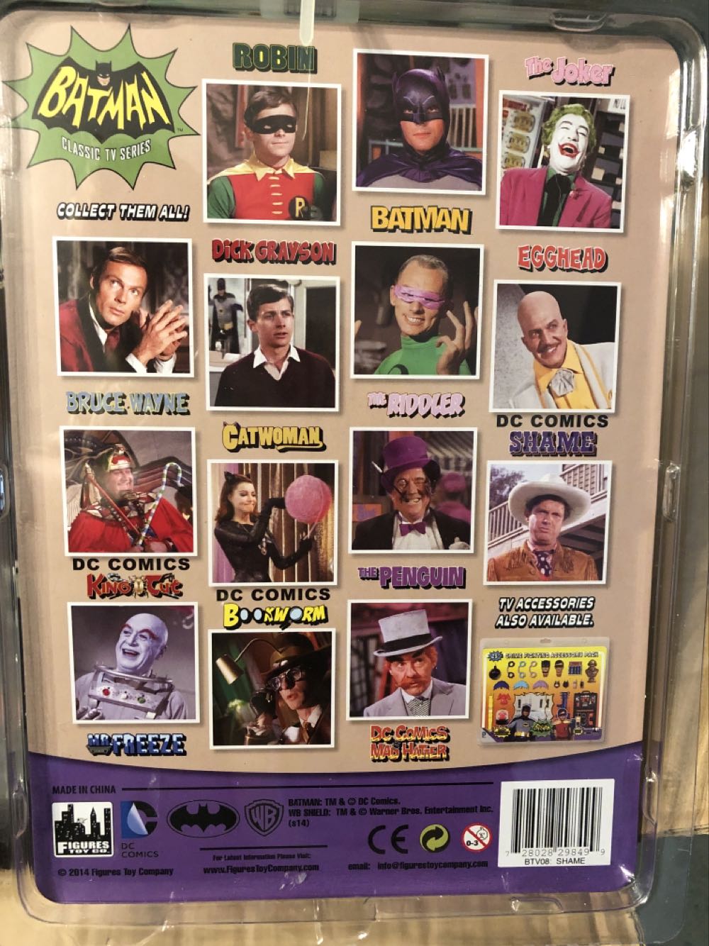 Figures Toy Co Batman Classic Tv Series Shame - Figures Toy Company (Batman Classic TV Show) action figure collectible [Barcode 728028298499] - Main Image 3