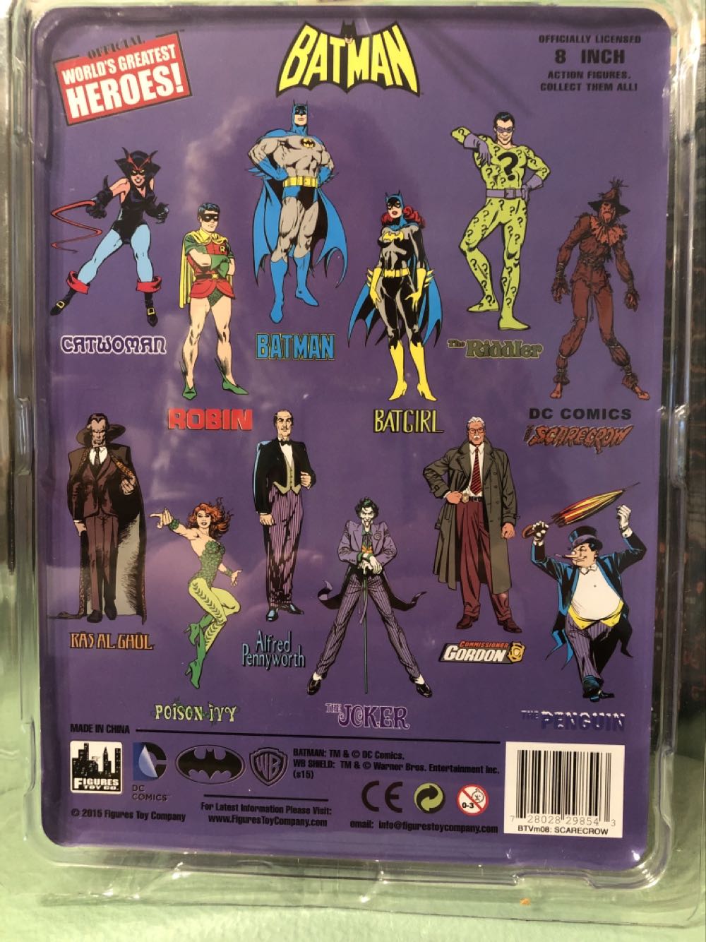 Scarecrow - Figures Toy Company (Batman) action figure collectible [Barcode 728028298543] - Main Image 2