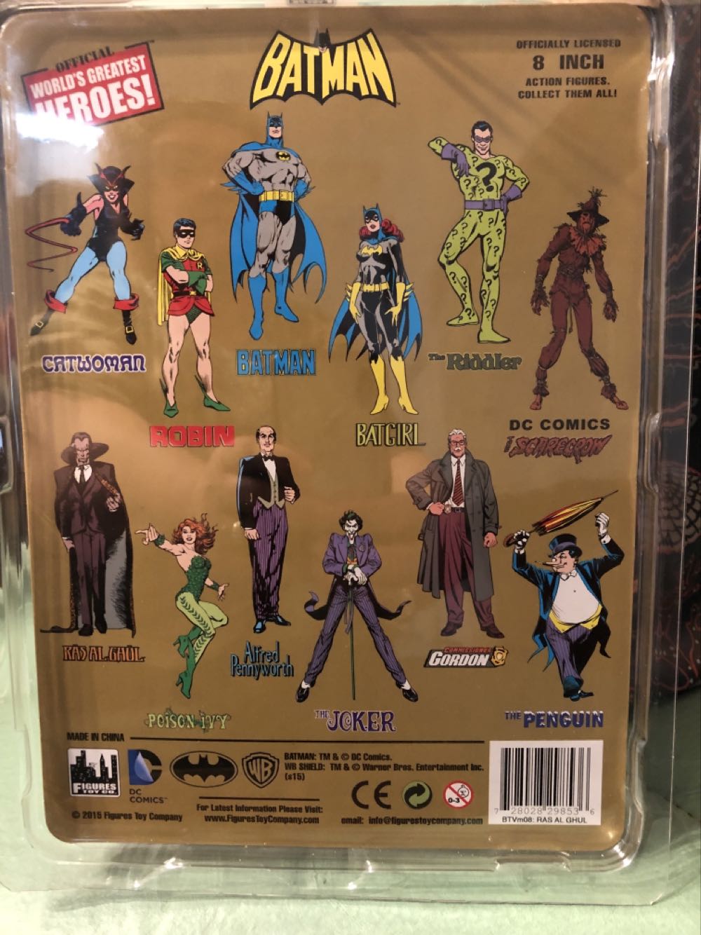 Ras Al Ghul - Figures Toy Company (Batman) action figure collectible [Barcode 728028298536] - Main Image 2