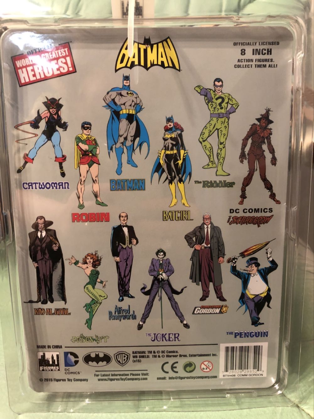 BATMAN Commissioner Jim Gordon - Figures Toy Company (Batman) action figure collectible [Barcode 728028298529] - Main Image 2