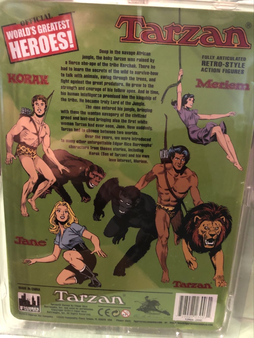 Tarzan-Jane - Figures Toy Company (Tarzan) action figure collectible [Barcode 728028230031] - Main Image 2