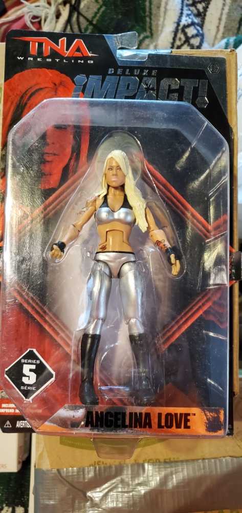 Angelina Love - Jakks Pacific (TNA Deluxe Impact Series 5) action figure collectible [Barcode 039897158709] - Main Image 1