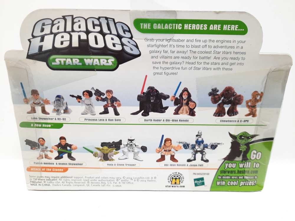 Luke Skywalker & R2D2  (Star Wars: Galactic Heroes: 2”) action figure collectible [Barcode 076930853351] - Main Image 2