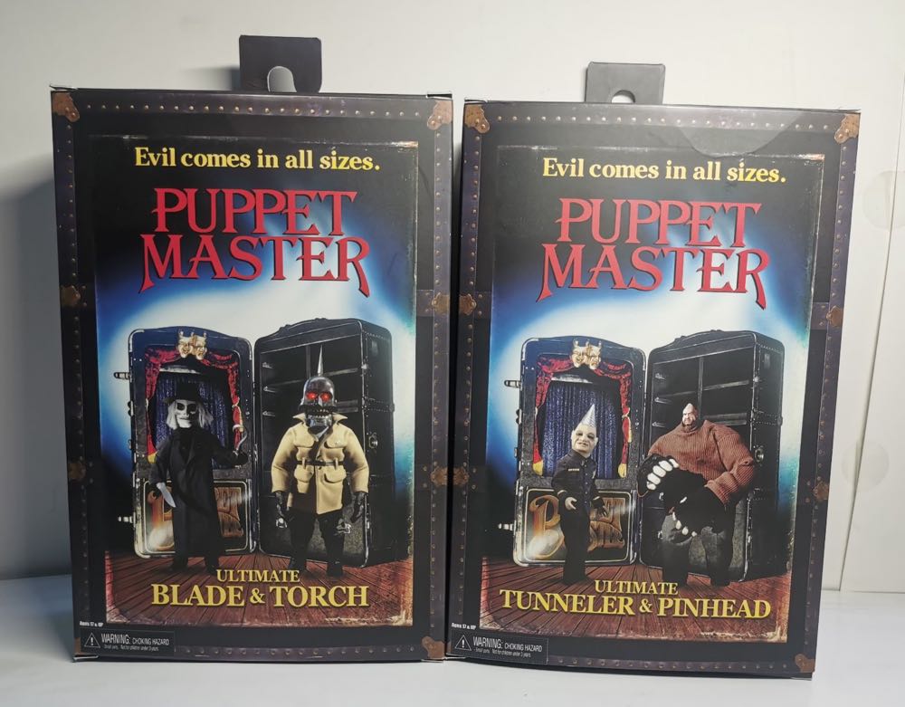Tunneler & Pinhead - Neca/Reel Toys (Puppet Master) action figure collectible - Main Image 2