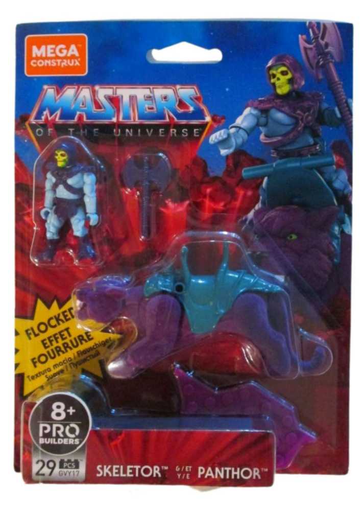 Skeletor️ And Panthor️ (Flocked) - Mattel (Masters Of The Universe) action figure collectible [Barcode 887961934649] - Main Image 2