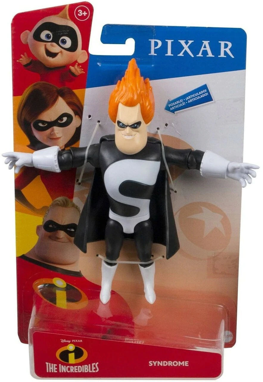 Incredibles, The: SYNDROME Action Figure - Mattel (Disney•Pixar) action figure collectible [Barcode 887961940022] - Main Image 2