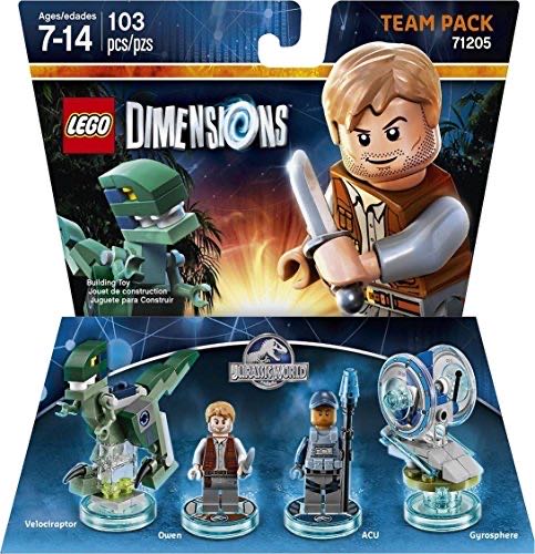 Jurassic World Team Pack Lego Dimensions  action figure collectible [Barcode 883929463947] - Main Image 1