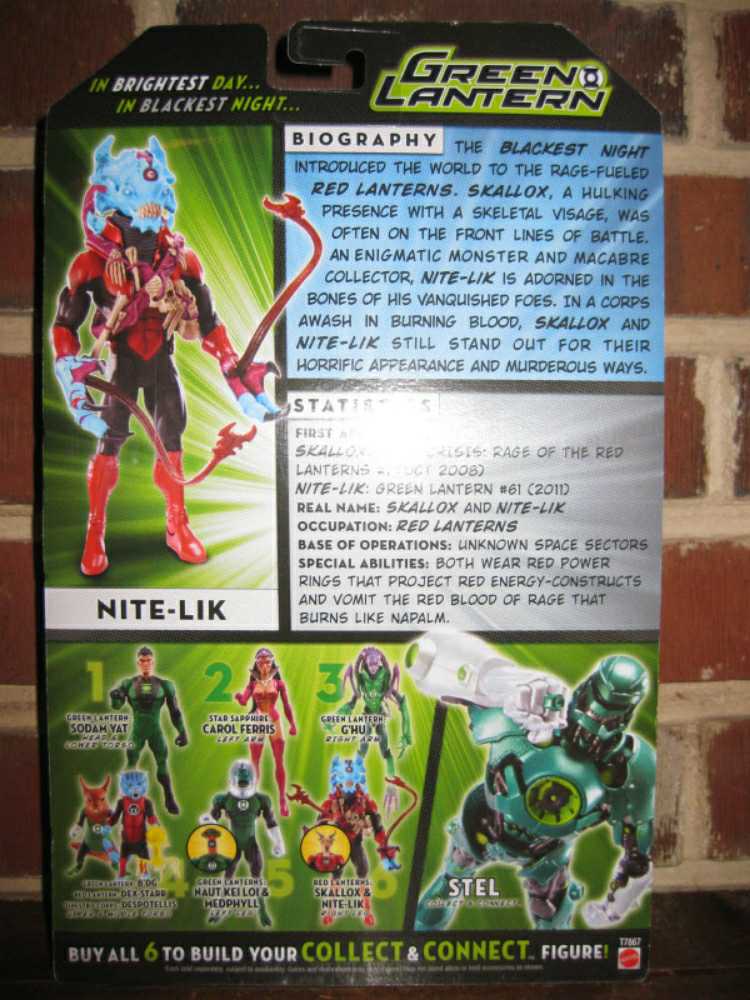 Green Lantern Classics, Wave 2: Nite Lik - Mattel (DC Comics - Super Heroes) action figure collectible - Main Image 4