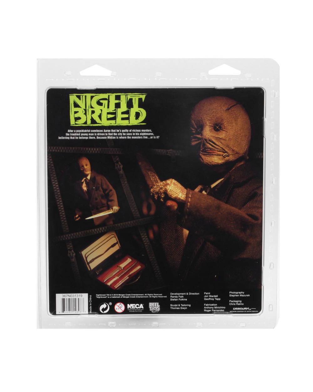 Night Breed Retro Clothed - Neca (Night Breed) action figure collectible [Barcode 634482148983] - Main Image 2