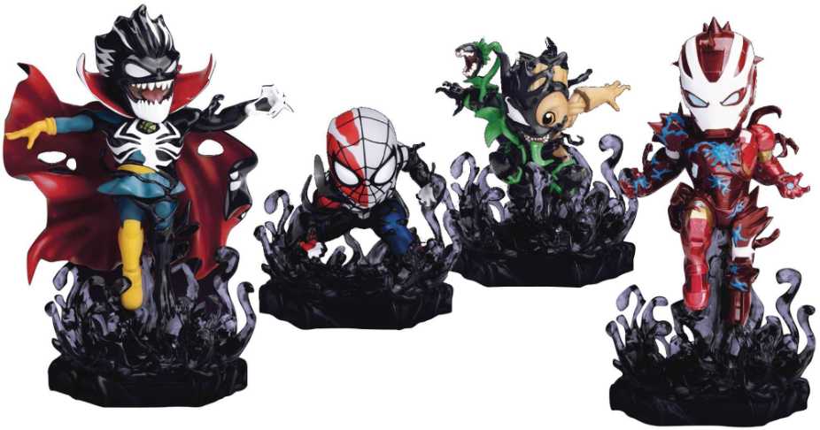 Beast Kingdom Marvel Maximum Venom: Venomized Mea-018 4-piece Mini Egg Attack Figure Bundle Multicolor  (Mix) action figure collectible [Barcode 4710586071481] - Main Image 4