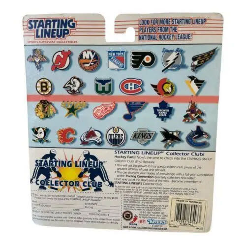 Ron Hextall - Kenner (Starting Lineup Hockey) action figure collectible [Barcode 076281695433] - Main Image 2