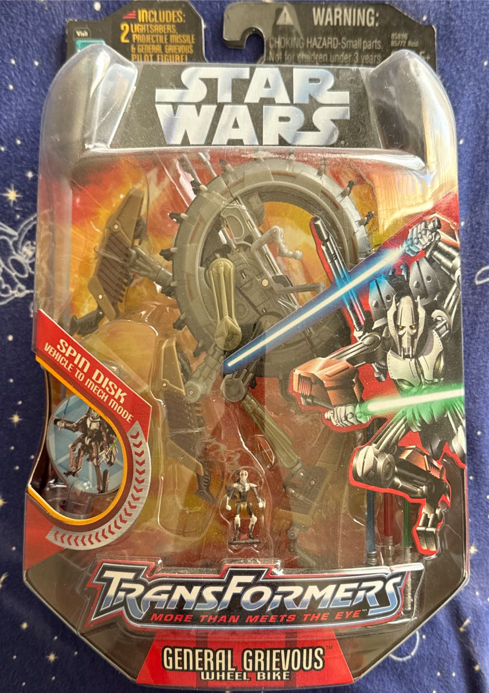 Transformers Star Wars General Grievous Wheel Bike - Hasbro action figure collectible [Barcode 653569098669] - Main Image 2