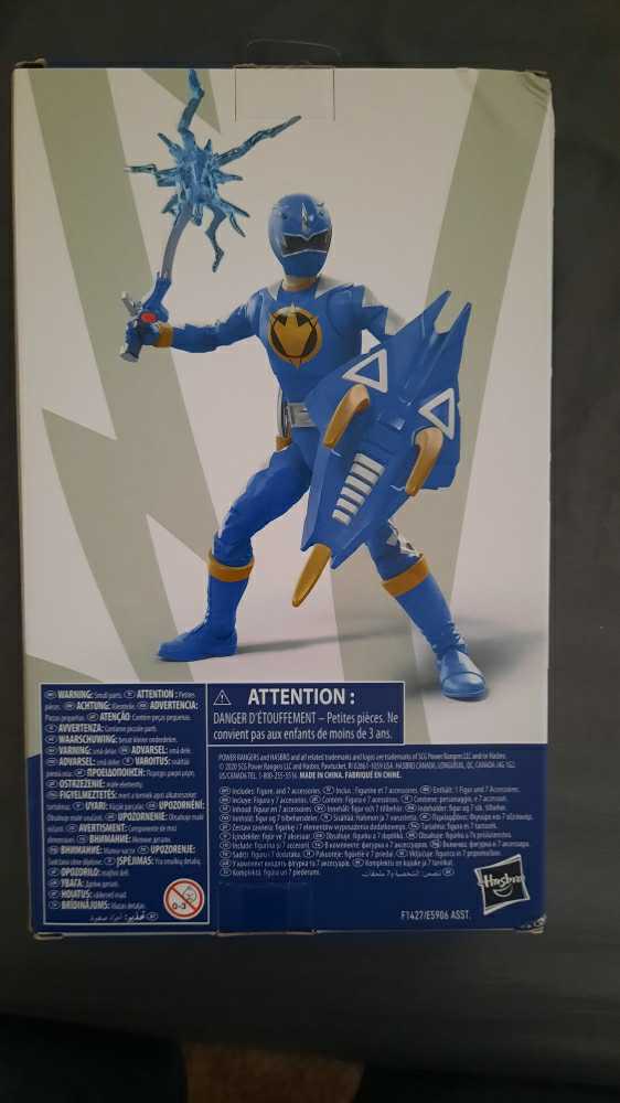 Dino Thunder Blue Ranger - Hasbro (Power Rangers Lightning Collection) action figure collectible [Barcode 630509993031] - Main Image 2
