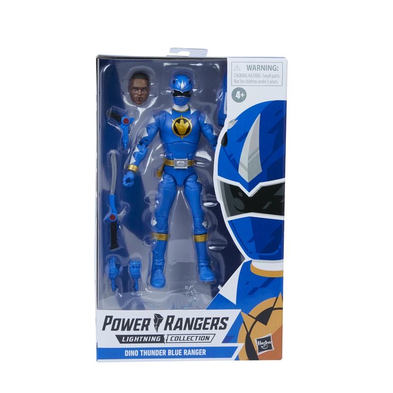 Dino Thunder Blue Ranger - Hasbro (Power Rangers Lightning Collection) action figure collectible [Barcode 630509993031] - Main Image 4