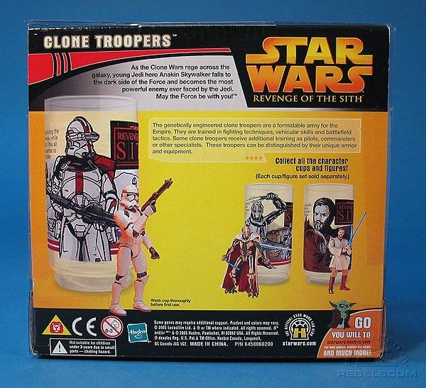 Clone Trooper With Collector Cup - Hasbro (Revenge Of The Sith) action figure collectible [Barcode 653569077749] - Main Image 3