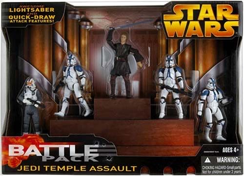 Battle Packs Jedi Temple Assault - Hasbro (2005 Revenge of the Sith) action figure collectible [Barcode 653569089711] - Main Image 1