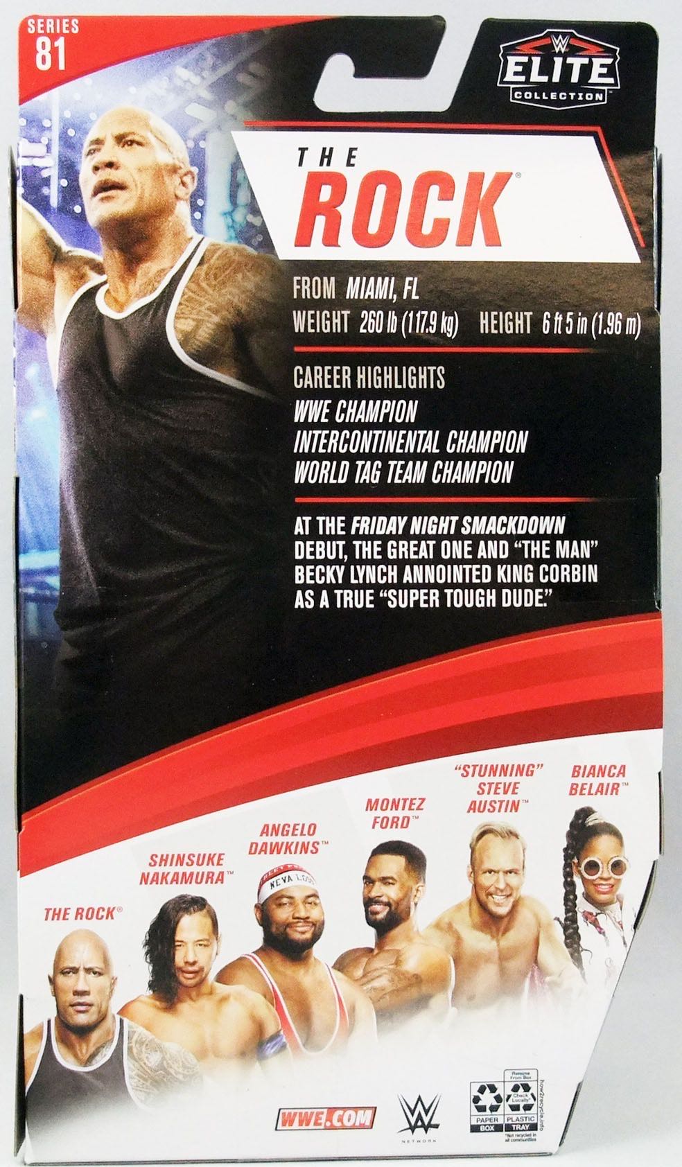The Rock - WWE Elite 81 - Mattel (WWE Elite Collection Series 81) action figure collectible [Barcode 887961922592] - Main Image 2