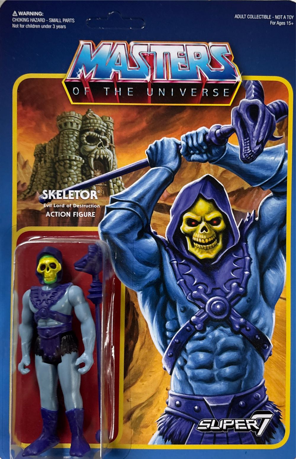 Super 7 MOTU Skeletor - Super 7 (Masters Of The Universe Super 7) action figure collectible [Barcode 782301235083] - Main Image 3