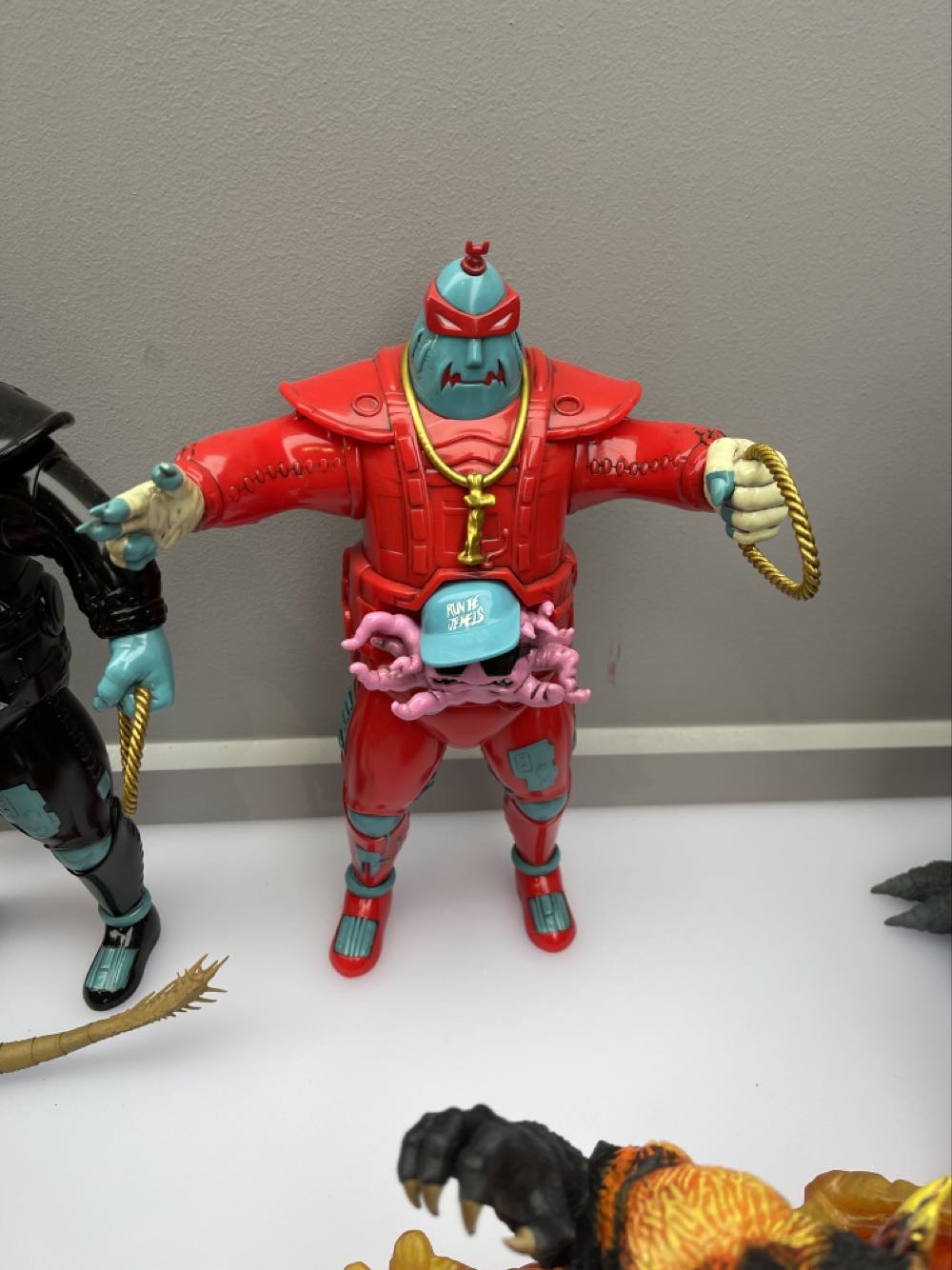 Street Fighter 2 Zangief Reaction 3.75 Inch Super 7 New!