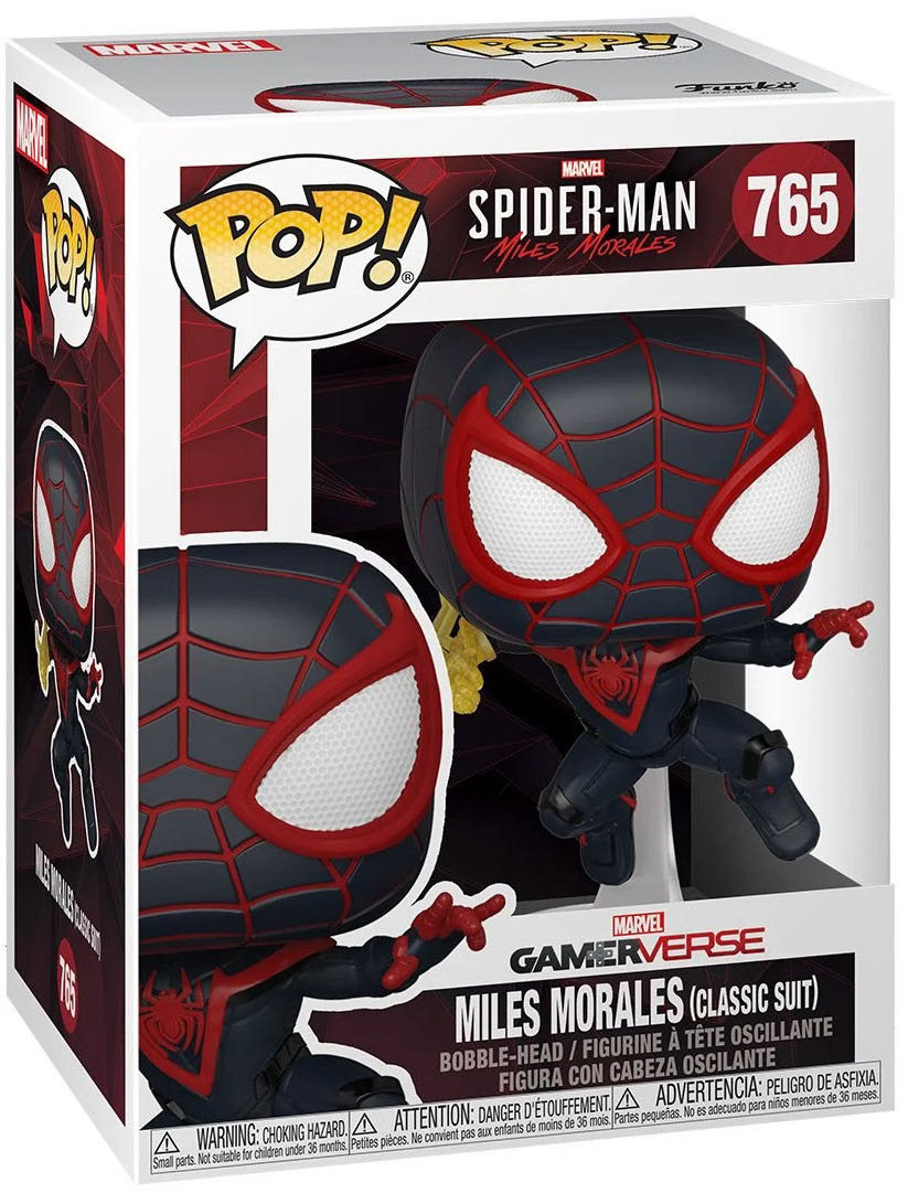 Spider-man 765 Miles Morales  chase - Funko (Spider Man) action figure collectible [Barcode 889698501507] - Main Image 2