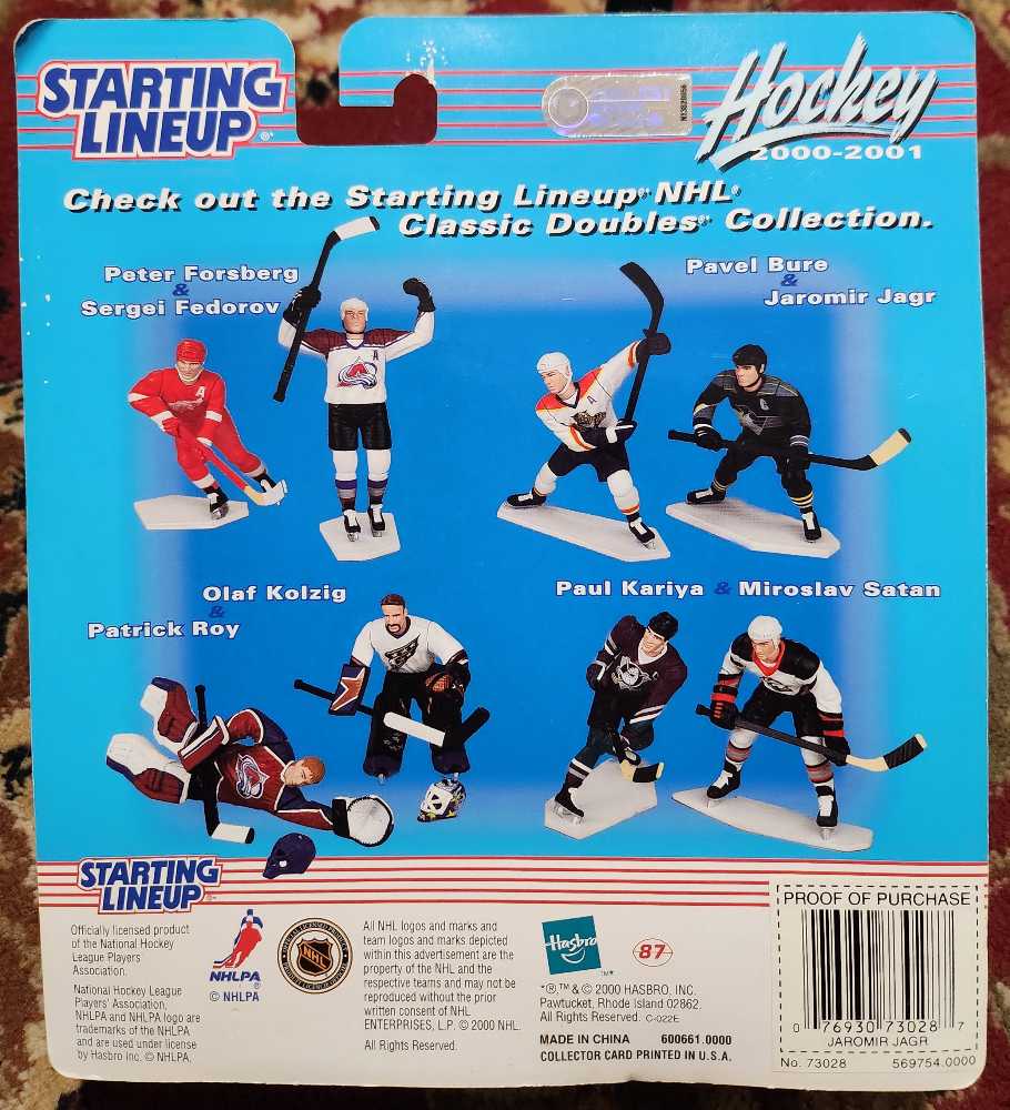 Starting Lineup Jaromir Jagr Pittsburgh Penguins  - Hasbro action figure collectible [Barcode 076930730287] - Main Image 2