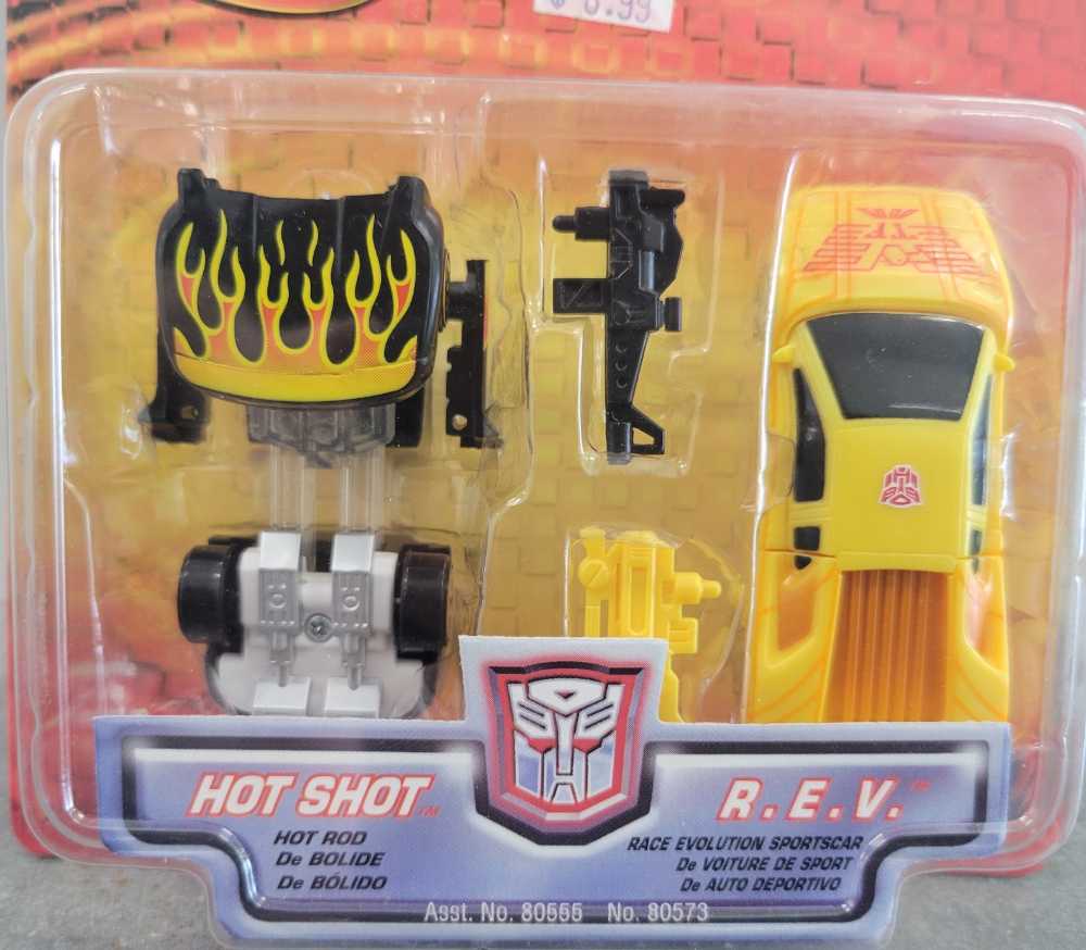 Hot Shot & R.E.V. - Hasbro (Transformers RID) action figure collectible [Barcode 076930805732] - Main Image 2