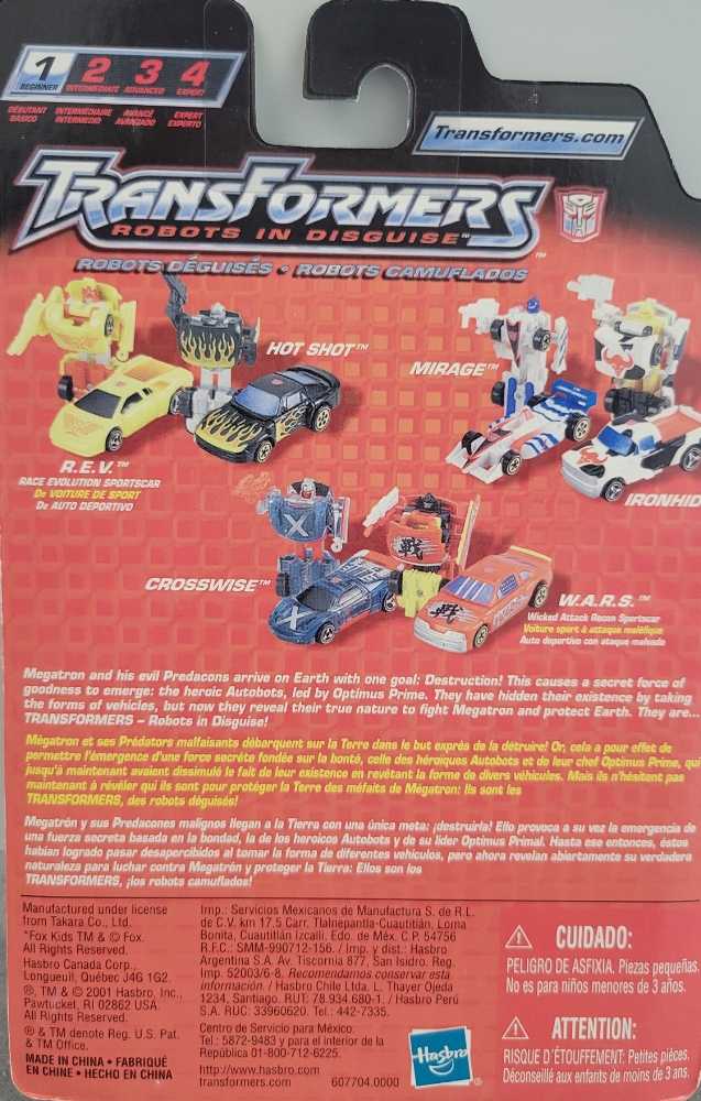 Hot Shot & R.E.V. - Hasbro (Transformers RID) action figure collectible [Barcode 076930805732] - Main Image 3