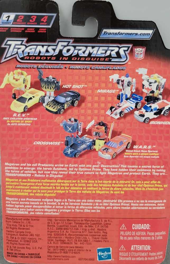 Ironhide & Mirage - Hasbro (Transformers RID) action figure collectible [Barcode 076930805725] - Main Image 2